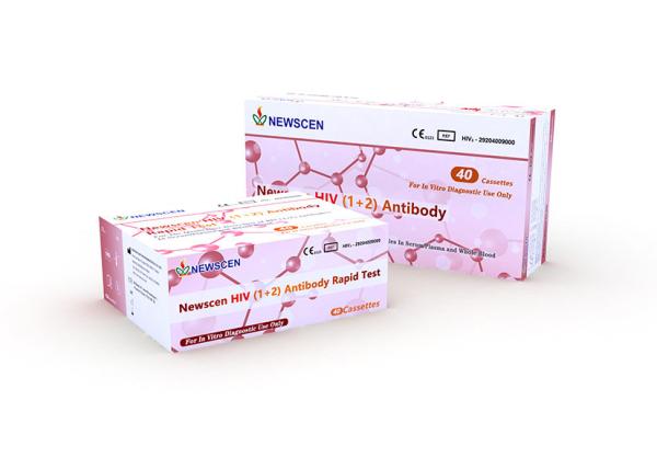 Cheap ISO Ambient Storage 40 Kits HIV Rapid Test Cassette for sale