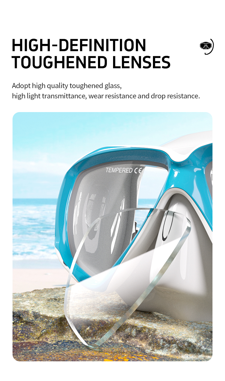 OEM Swimming Goggles And Snorkel Underwater Diving Equipment