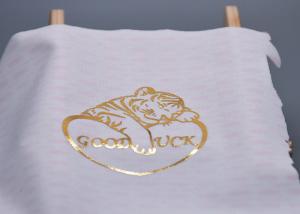 Quality One Colour Custom Iron On Stickers , Garments Heat Transfer Labels wholesale