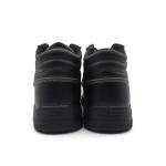 Black Microfiber Leather shoes S1 Leather Composite Toe Shoes Lightweight