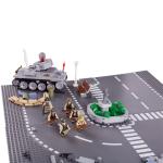 Small particle intelligence toys accessories building blocks WW2 officer soldier