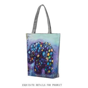 Quality New little girl elephant female tourist attractions printing Ms. shoulder portable canvas wholesale