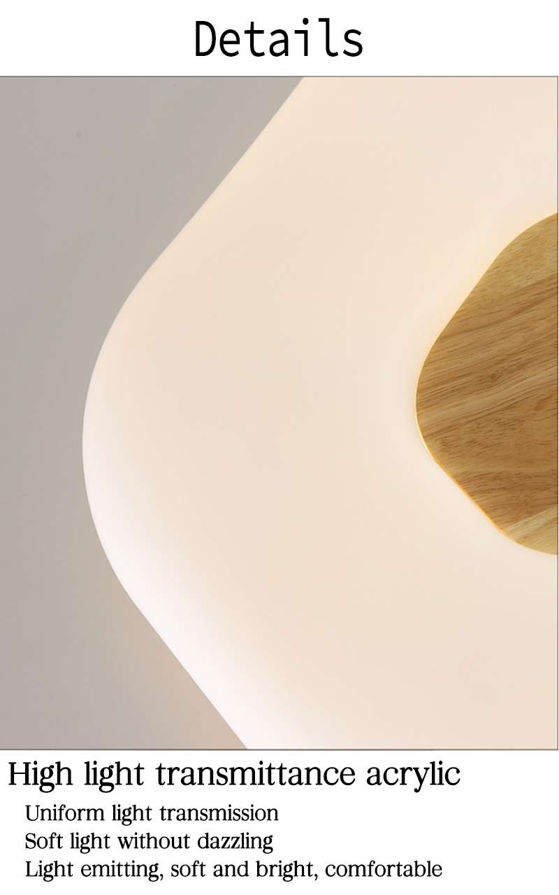 Modern Ceiling Lamp LED 24W 36W Flower Shape Ceiling Lights For Bedroom Living Dining Room wooden ceiling lamp(WH-WA-56)