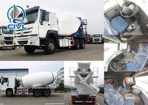 Quality 8M3 SINOTRUK 6x4 371HP Concrete Mixing Equipment / Cement Mixer Truck wholesale