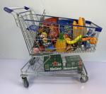 180L High Capacity Q195 Steel Metal Shopping Trolley Asian Type