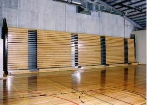 Quality Spectator Retractable Bleacher Seating Fire Retardant For Indoor Gyms wholesale