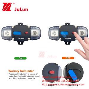 Quality Circuit Breaker Fuse Reset 50A 60A 80A 100A 150A 200A 250A 300A AMP Car Boat Auto Waterproof Security Fuse wholesale