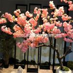 Fashion Vase Cherry Artificial Blossom Tree Sakura Flower Patio Decoration