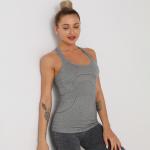 Professional Seamless yoga lady back movement breathable tank top fast-drying