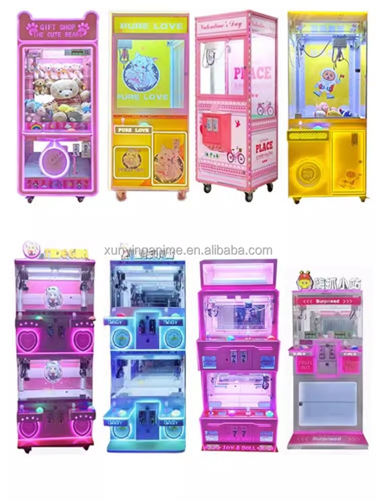 110V/220V/230V Voltage Mini Claw Crane Game Machine for Children's Entertainment