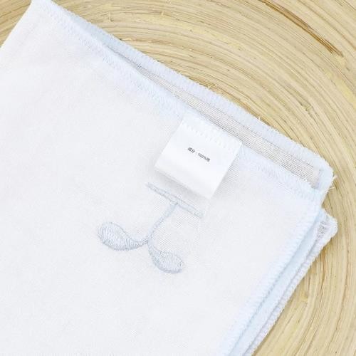 Wearable Pure Cotton Handkerchiefs Polishing Customized Logo For All Skin Types