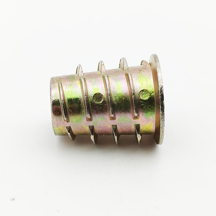 1/4 5/16 3/8 Zinc Alloy Furniture Wood Nuts Hex Socket Threaded Inserts Nuts