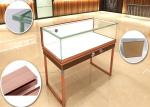 Multifunction Commercial Jewelry Display Cases Glass Top With Drawer Board