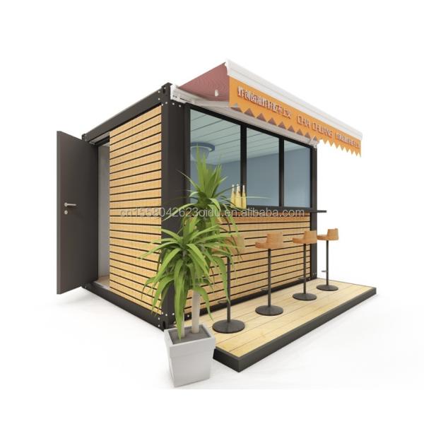 Mobile Steel Structure Wooden Shop Fast Selling Booth Direct Home Bar Coffee