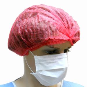 Quality Breathable Disposable Bouffant Caps Polypropylene Colorful Hat For Hospital wholesale
