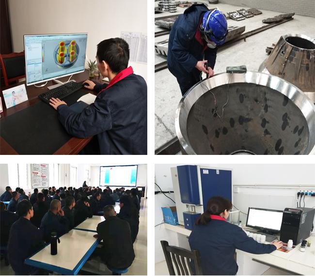 Cone crusher main spare wear parts 