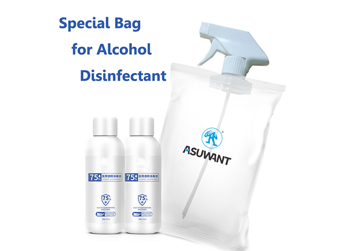 Medical Alcohol Antibacterial Liquid Stand Up Pouch