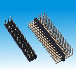 Quality 2.54mm Pin Header Triple Row Straight Right Angle wholesale