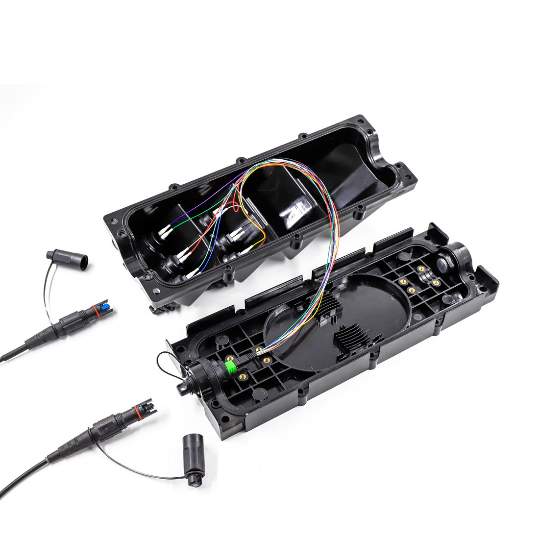 Outdoor IP67 FTTA FTTX Fiber Optic Splice Closure box 16 Core