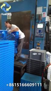 China Cheap black shipping plastic pallet Manufacturer for export light duty nestable plastic pallet on sale