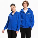 Wholesale Plus Size Men′s Hoodies Full Zip up Custom Print Logo Hoodie for Man