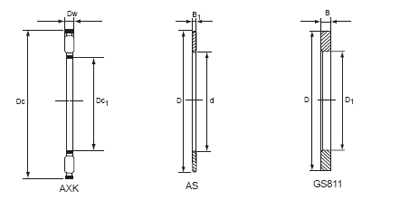 Axial Needle Roller and Cage Assemblies