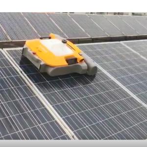Quality Brushing PV Cleaning Robot Maximum 300m2 / H 350KW / Day 5H Cleaning wholesale