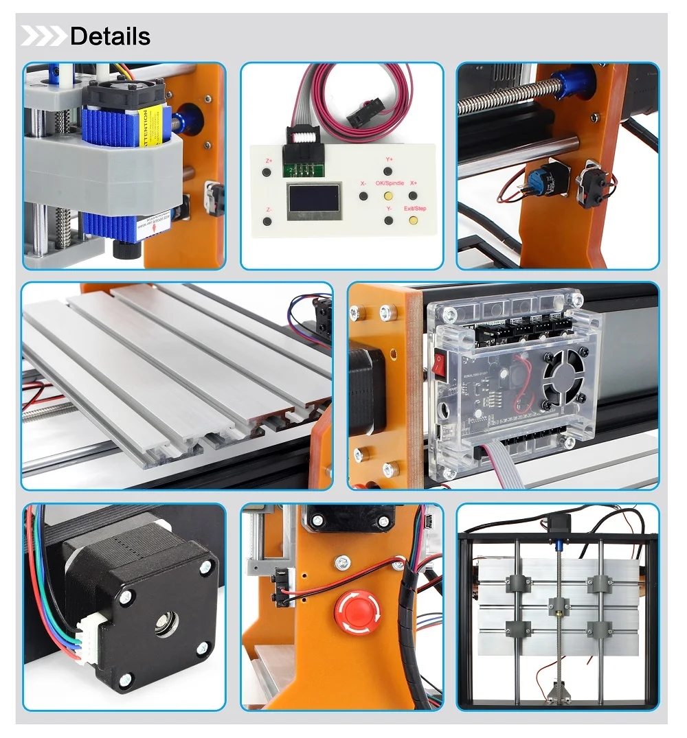 US Ship CNC Router 3018 PRO Engraving Milling Machine GRBL Controller ER11 For Wood Carving