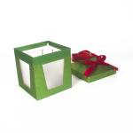 Customized Heaven and Earth Cover Red Green Bow Gift Box Christmas Gift