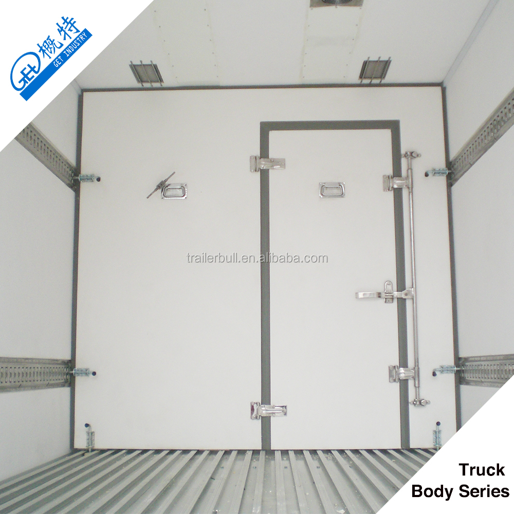 0.295 W/m2 C K Value Refrigerated Semi Truck Trailer for Frozen Meats and Chill Foods