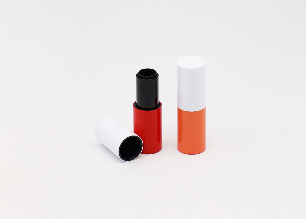 Mixed Color Aluminum Tube Lip Balm Magnetic Lipstick Tube Cylinder