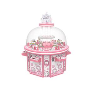 Quality SGS Gift Vending Machine / 6 People Automatic Joystick Gift Game Machine Crystal Castle wholesale