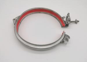 Quality 304 Stainless Steel Pipe Clamps 80-600mm Duct Ring Clamp wholesale