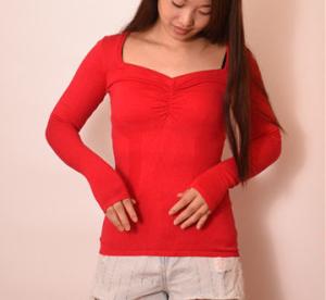 Quality Multi Color Slim Big Neck Sweaters 80% Viscose 20% Nylon wholesale