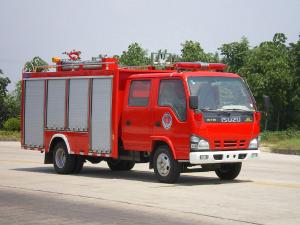 Quality Compact Fire Fighting Water Truck 88KW 4x2 With 2000L Capacity wholesale