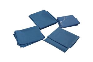 Quality Blue Color Disposable Surgical Packs Sterile Medical Pack Drapes CE / ISO wholesale