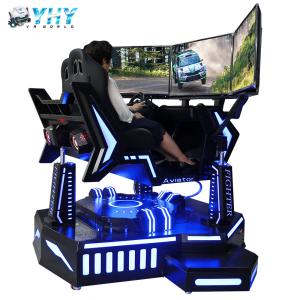 Quality Indoor Amusement 3 Screen Racing Simulator 3 Dof Motion 4D Car Game Machine wholesale