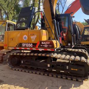 Quality Low Fuel Consumption Sany 135C Excavator For Construction Projects wholesale