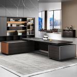 Modern Large Executive Wooden Furniture with Drawers and ISO9001/ISO14001