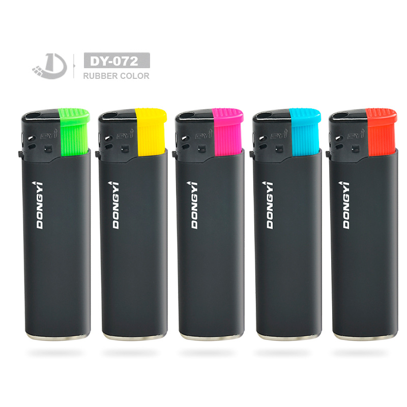 Classic Disposable Rubber Color Hot Selling Electric Lighter Cigarette Lighter
