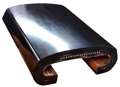 Escalator handrail, black color, rubber(SBR), V type, polyester fibe sliding layer