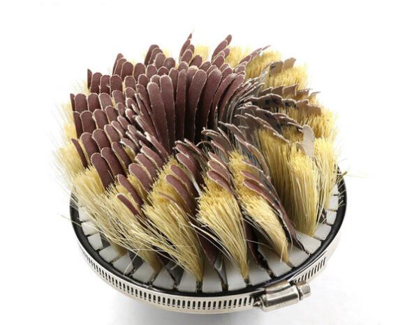 ISO9001 Sisal Disc Sanding Brush Head Wheel Polishing Surface