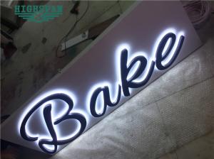 Quality Laser Cut Backlit Letter Sign Board 12V Stainless Steel Signage Letters wholesale