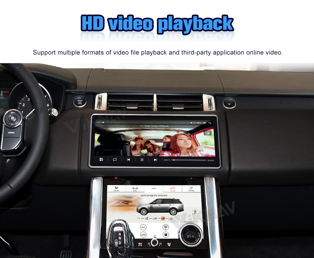 Viknav Car Radio For Land Rover Range Rover Sport L494 (2013-2017) 12.3 inch Rotating GPS Stereo Navigation Multimedia