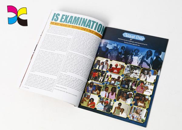 Fashion Full Color Free Sexy English Film Laminated Custom Made Magazine / Color