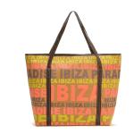 Leather Strap Promotional Logo Canvas Cotton Tote Bags