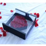 Wholesale Valentine Gifts preserved flower box logo preserved rose in acrylic