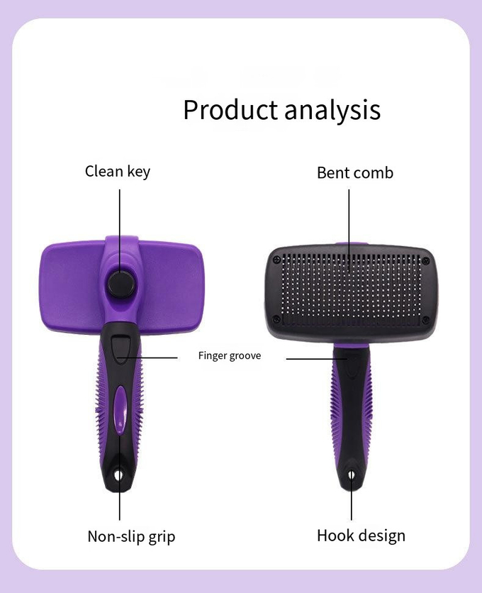 Pet Hair Removal Needle Comb Dog Massage Comb Brush Cat Grooming And Cleaning Supplies