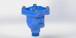 RAL 5010 Combination Air Release Valve EN1074-4 AWWA C515