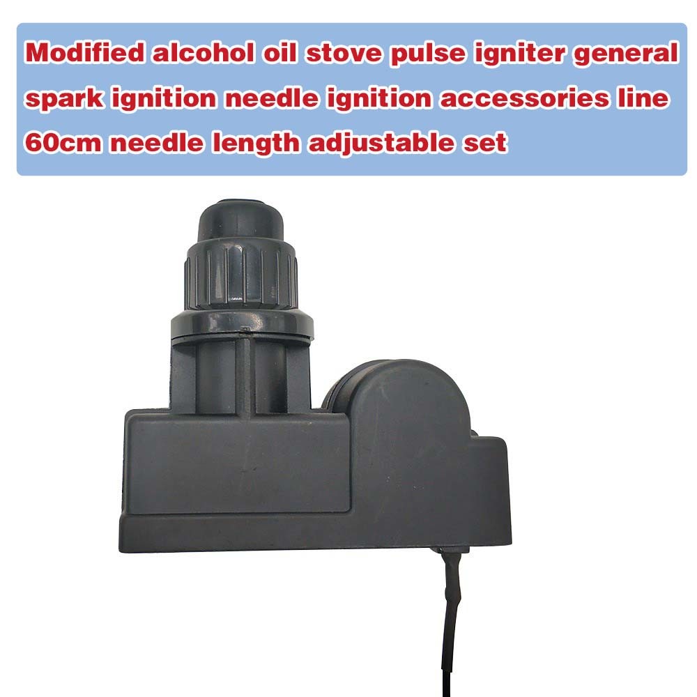 METER STAR Gas BBQ Grill Fire Pit Pulse Ignition Set with Electrode Spark Plug and Outlet